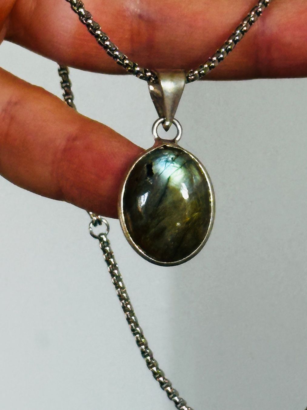 Ketten: Labradorite Gemstone Handmade Jewelry necklace – Neu und originalverpackt aus Genève von AGBERG 4