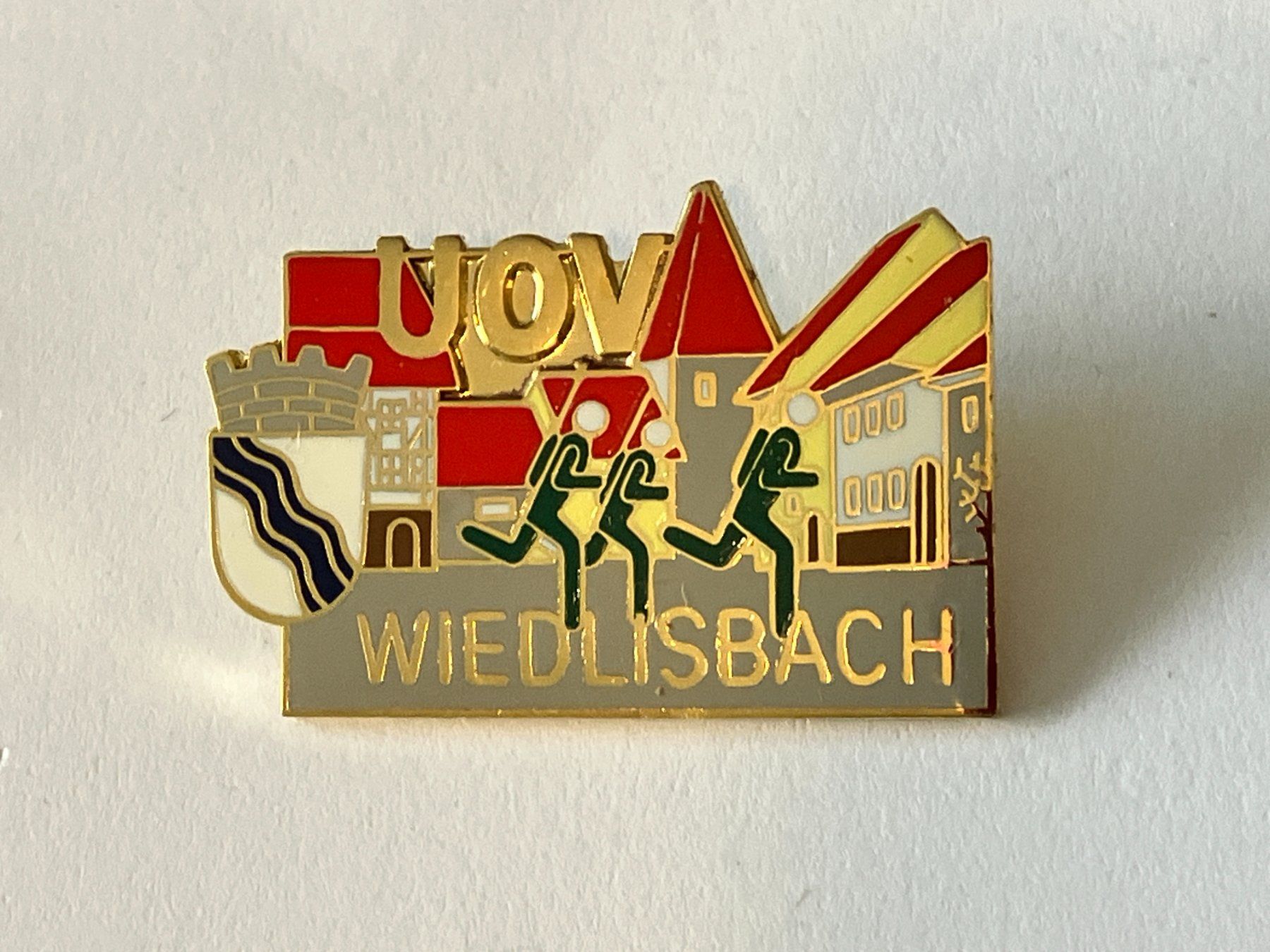 Plaketten & Abzeichen: 1 Pin UOV Wiedlisbach – Gebraucht aus Basel von djwwpp
