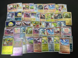 50 carte Pokémon Reverse version Pokeball ME Héros transcend