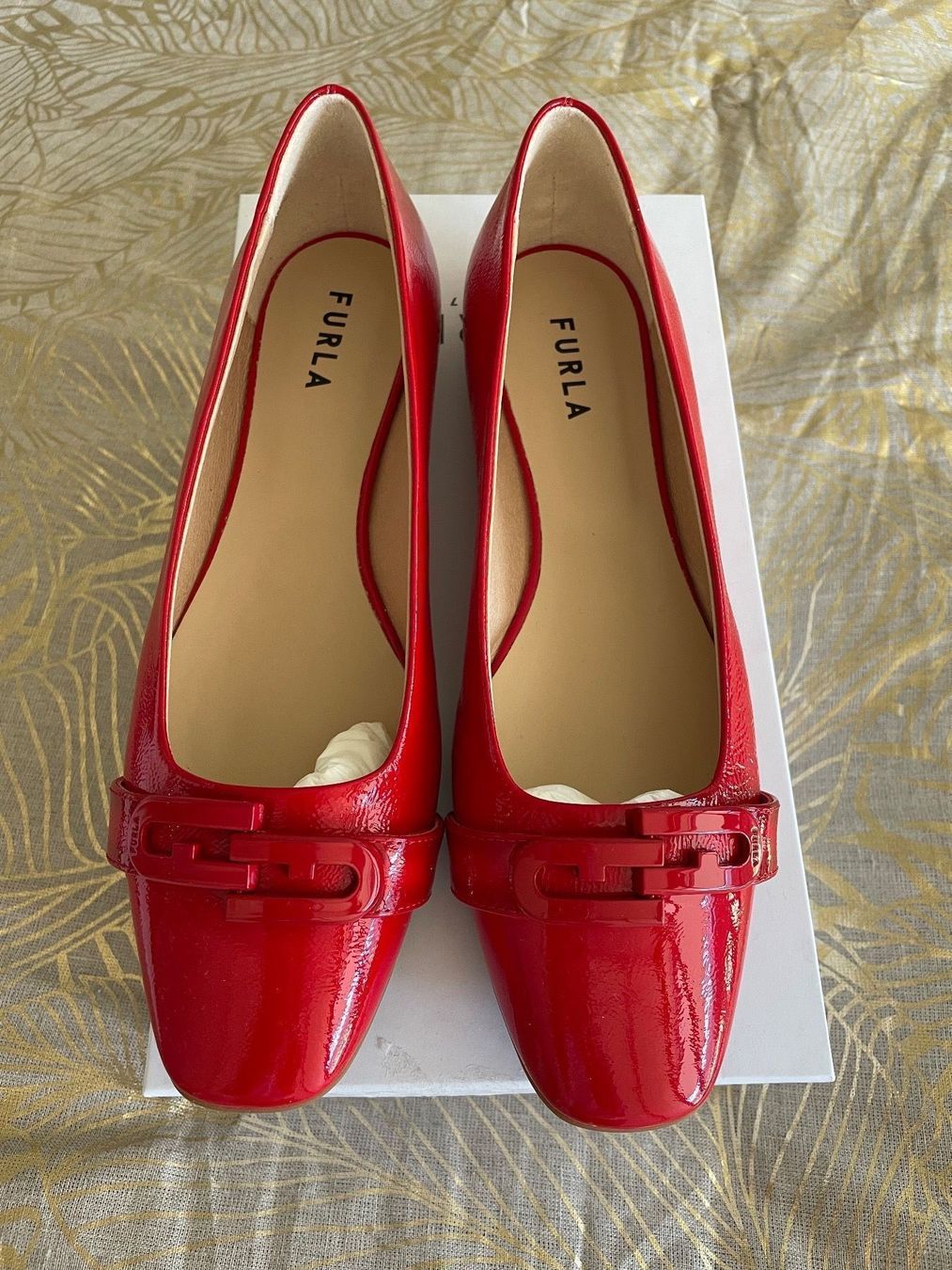 Furla Scarpe da donna: Furla Ballerina Chain Ruby 40, NEW – Nuovo e nell'imballaggio originale da Montagnola venduto da eva_gm6j