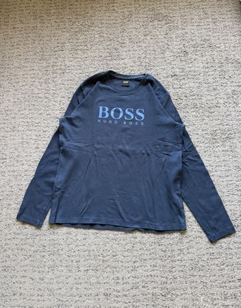 T-shirt manches longues BOSS Hugo Boss bleu taille S