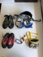 Climbing pack - climbing harness, belayer, shoes, mag bag