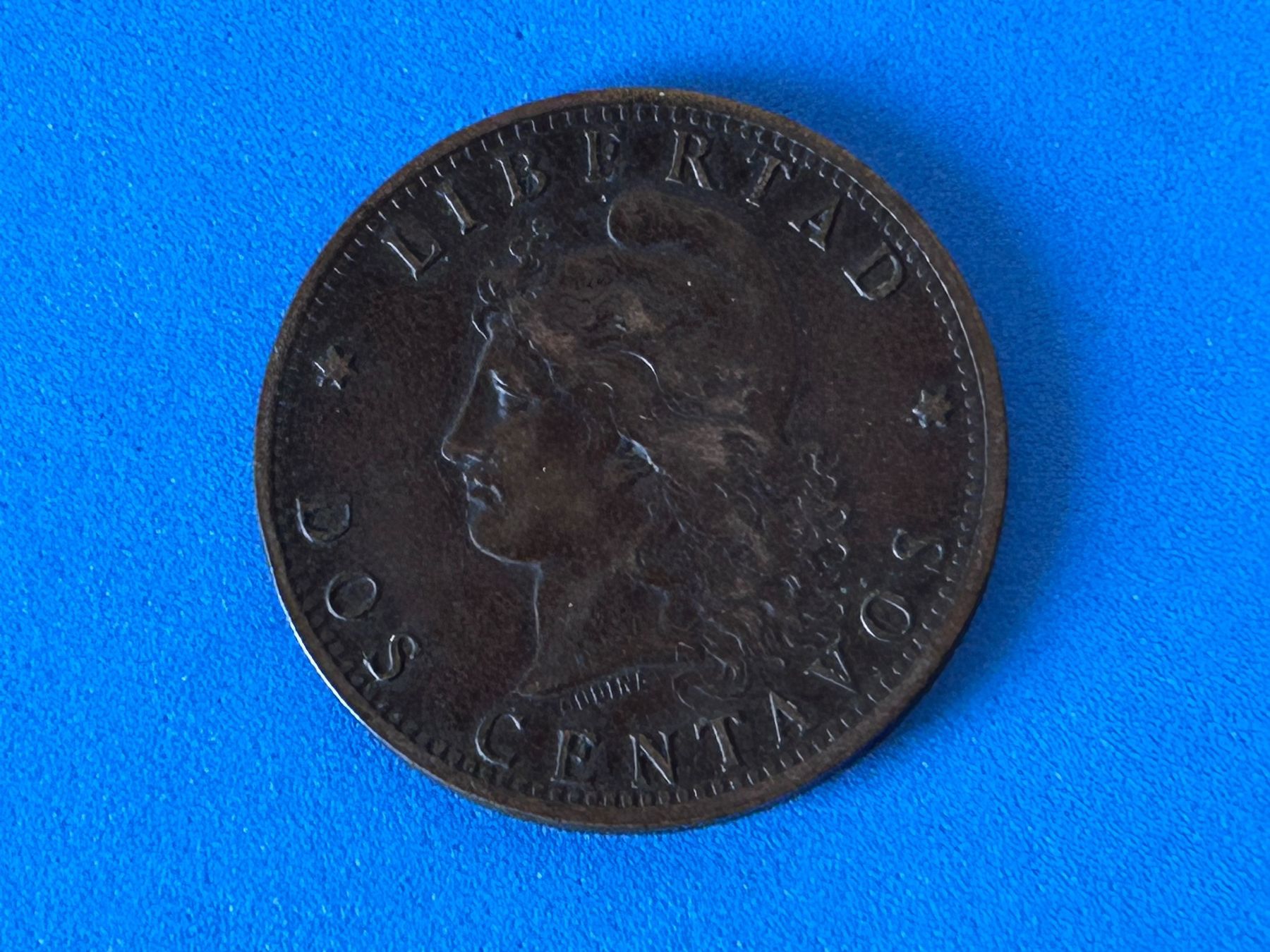 Tutti le monete: Argentina - 2 Centavos 1884 – Usato da Corcelles NE venduto da AJKader 4