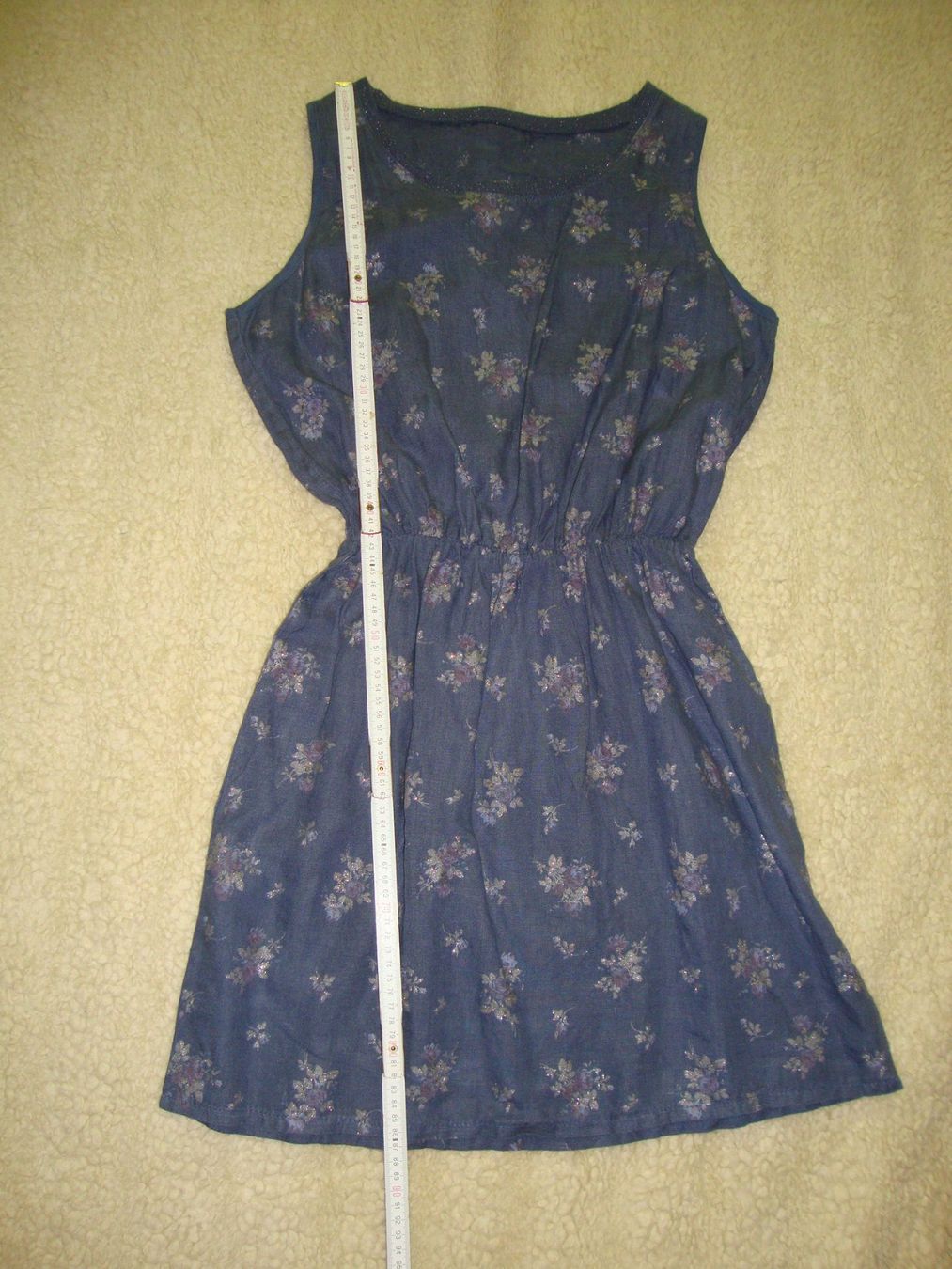 Kleider: Leinenkleid Blau – Gebraucht aus Laufen von ereli