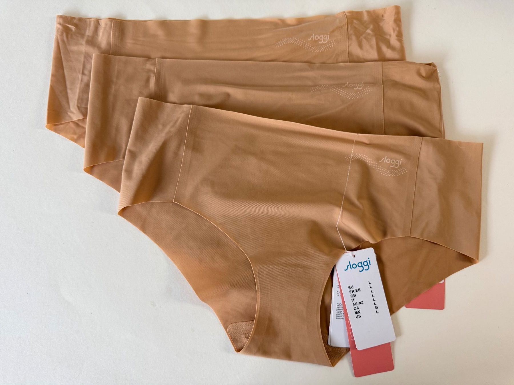 Sloggi Altra biancheria intima: SLOGGI, Hipster ZERO FEEL, Grösse L, 3 Stück Farbe Hellbraun – Nuovo e nell'imballaggio originale da Rudolfstetten venduto da gst_g7xl