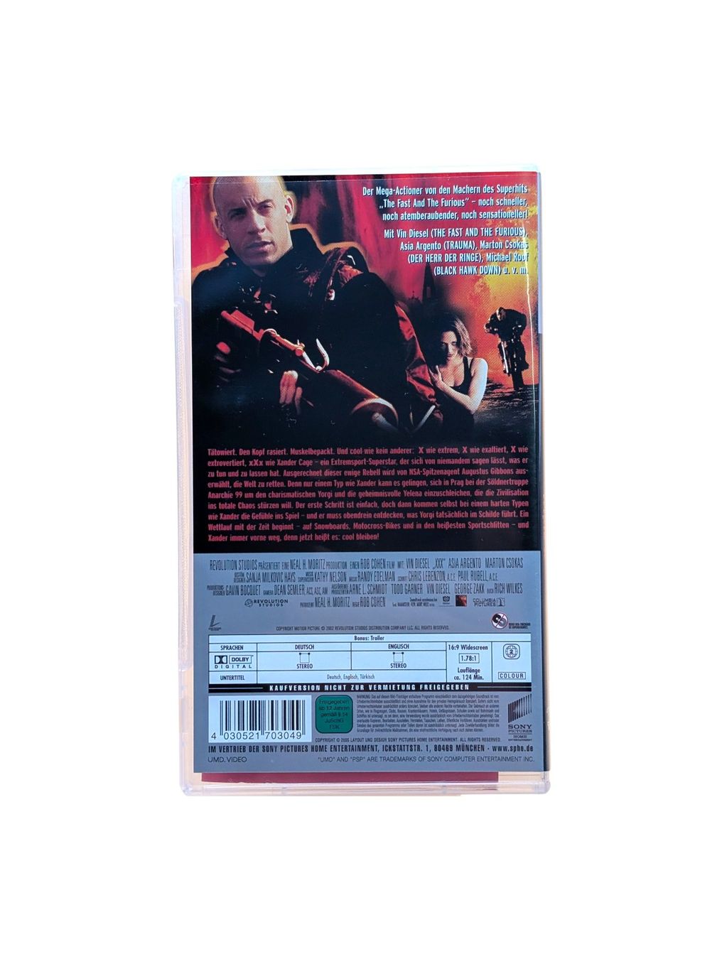 Film XXx (Triple X) Sur UMD Pour PSP - Version Française - Bon état