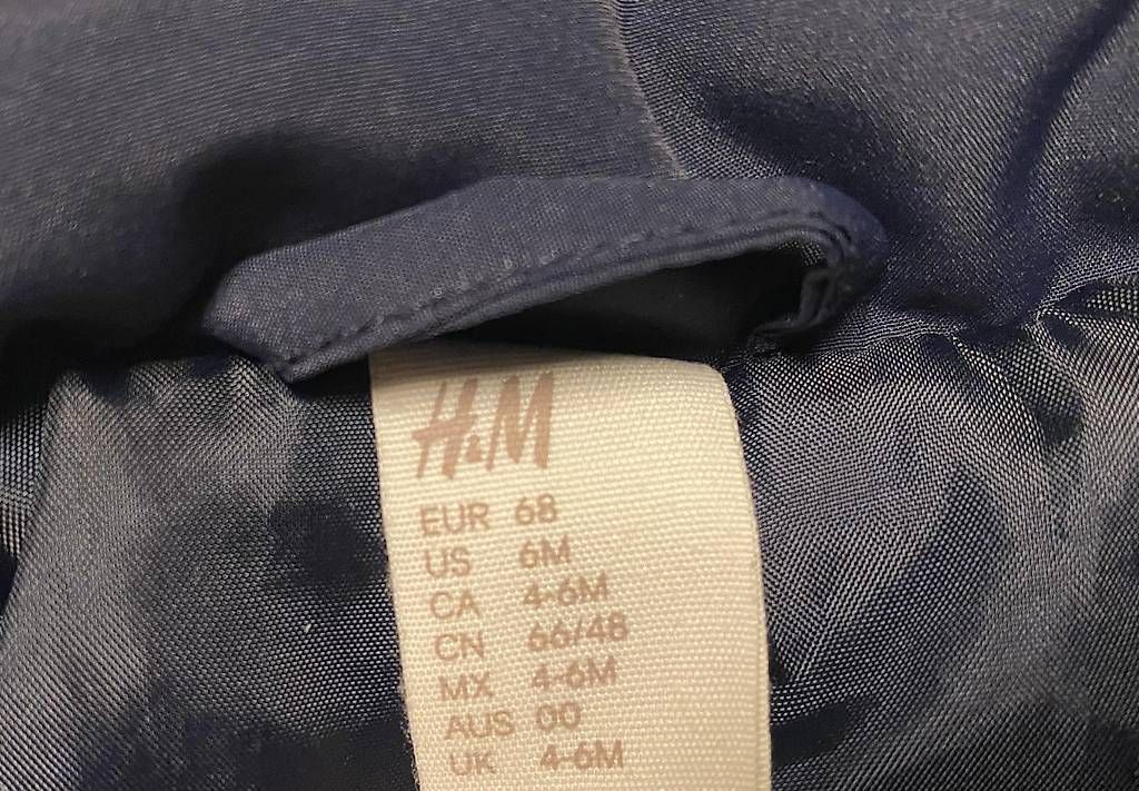H&M Giacche & Cappotti: H&M Steppjacke, Dunkelblau, Grösse 68 – Usato da Wallisellen venduto da FGT 2