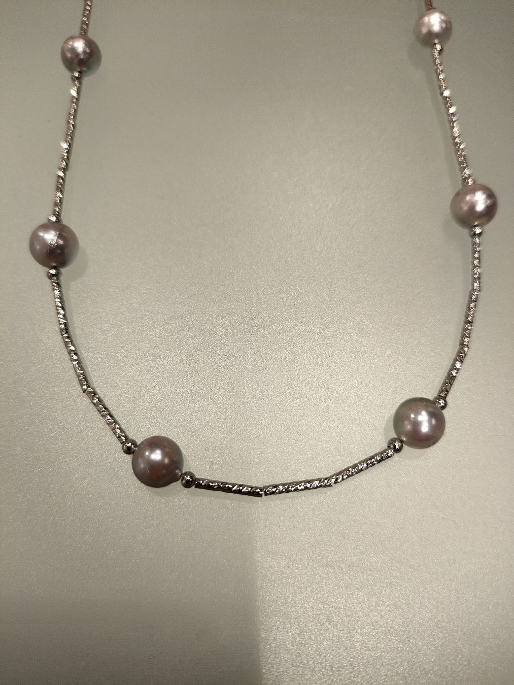 Catenine: Silber Kette mit Akoya Perlen  – Nuovo e nell'imballaggio originale da Bern venduto da Lidia.5 2