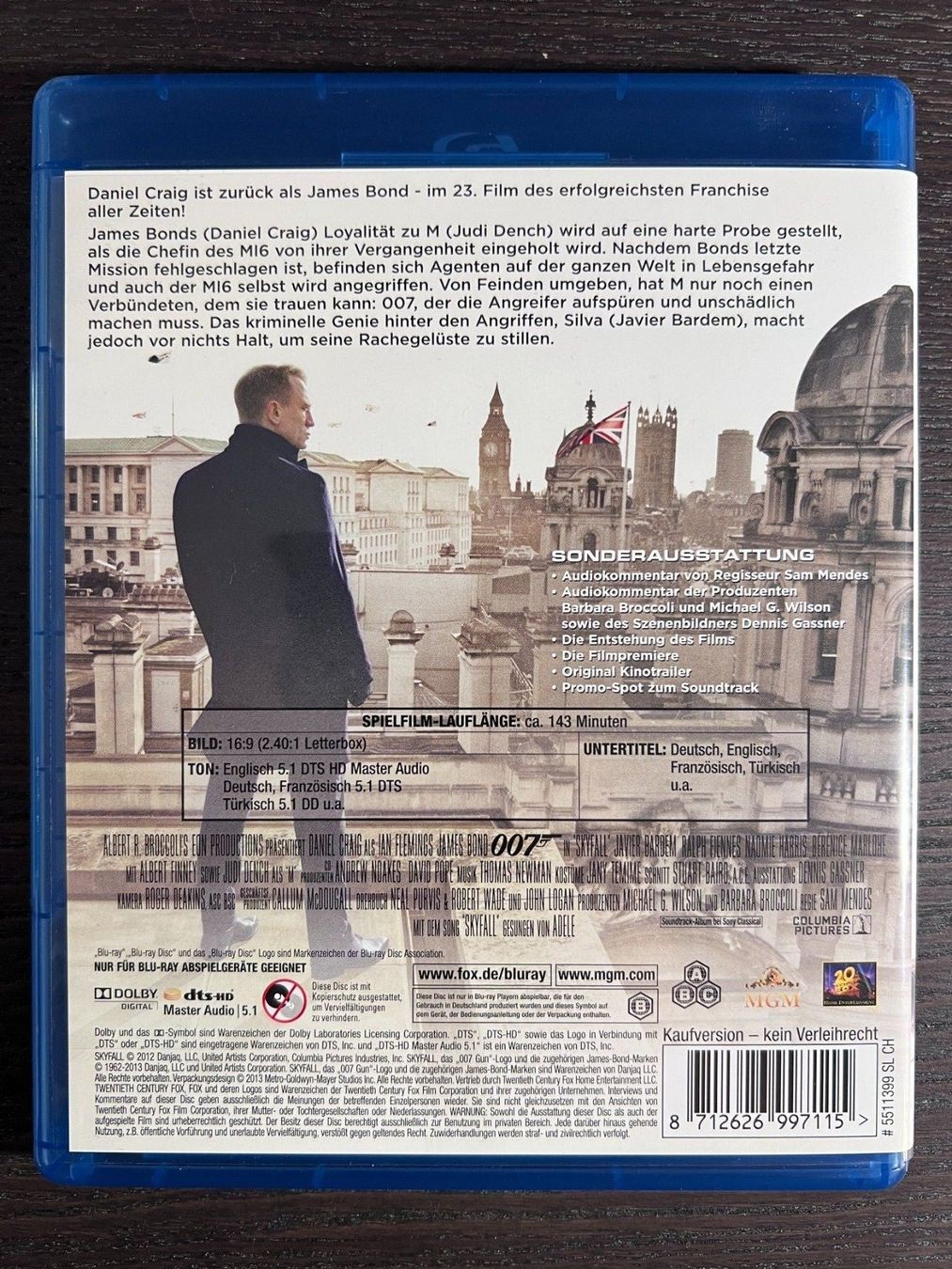 Tutti i DVDs: Skyfall – Usato da Zürich venduto da Blu-ray_ZH 1
