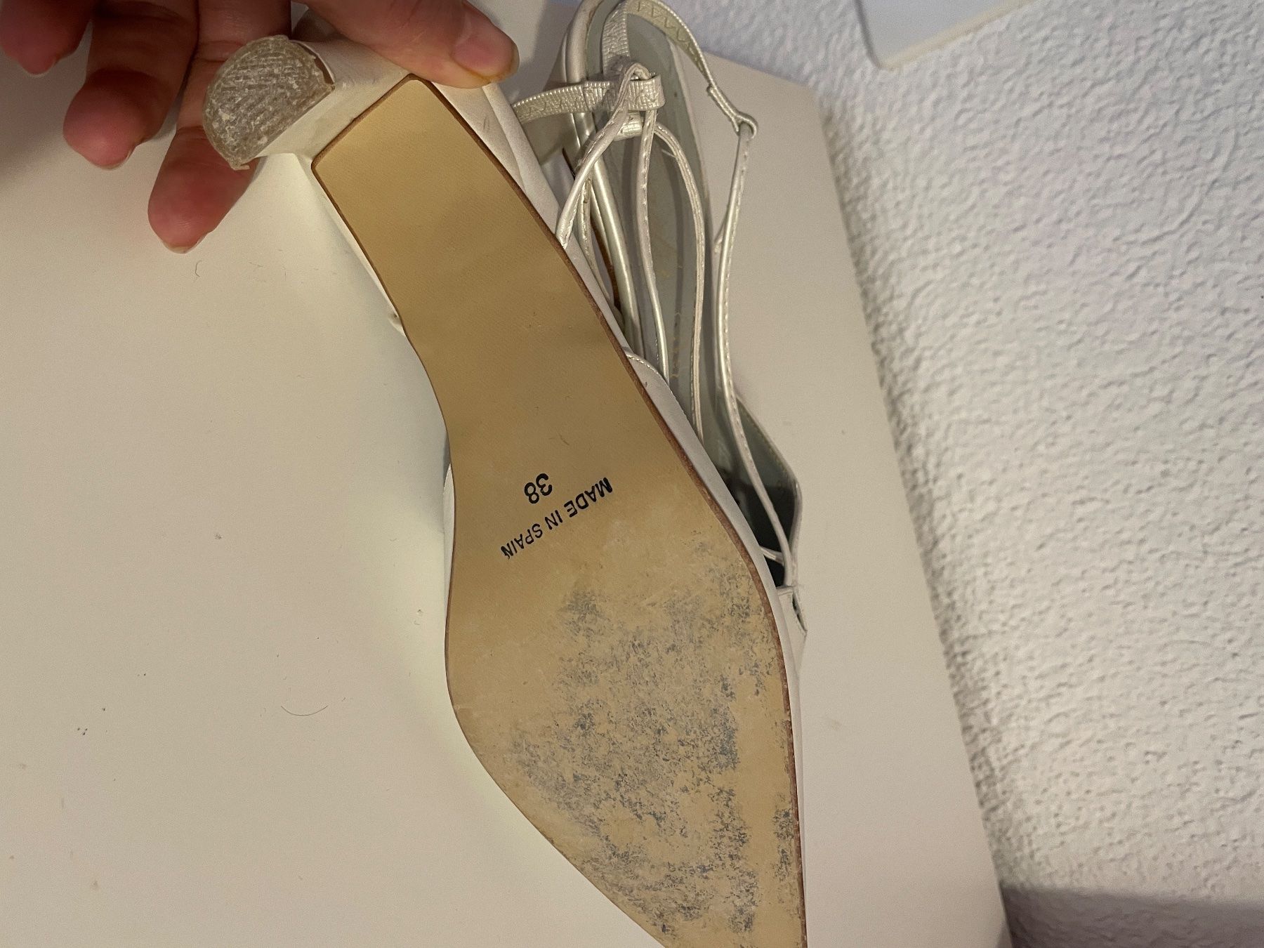 Scarpe da donna: Lederschuhe, Hochzeit, Gr. 38 – Usato da Münsingen venduto da Secondhand89 2