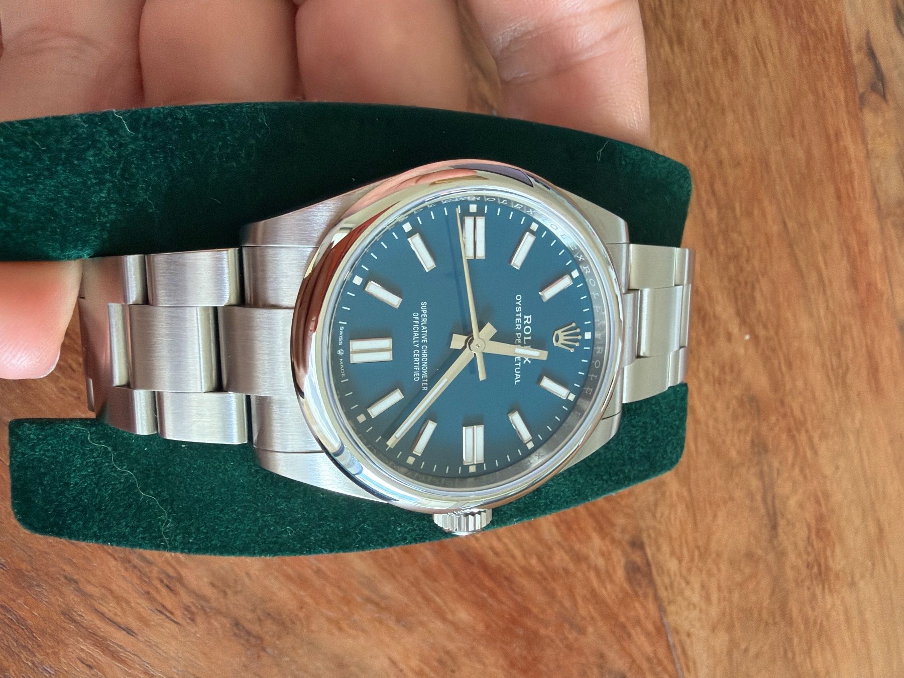 Rolex Orologi: Rolex Oyster Perpetual 41 Blau – Nuovo (secondo la descrizione) da Oberriet SG venduto da pp_xxx