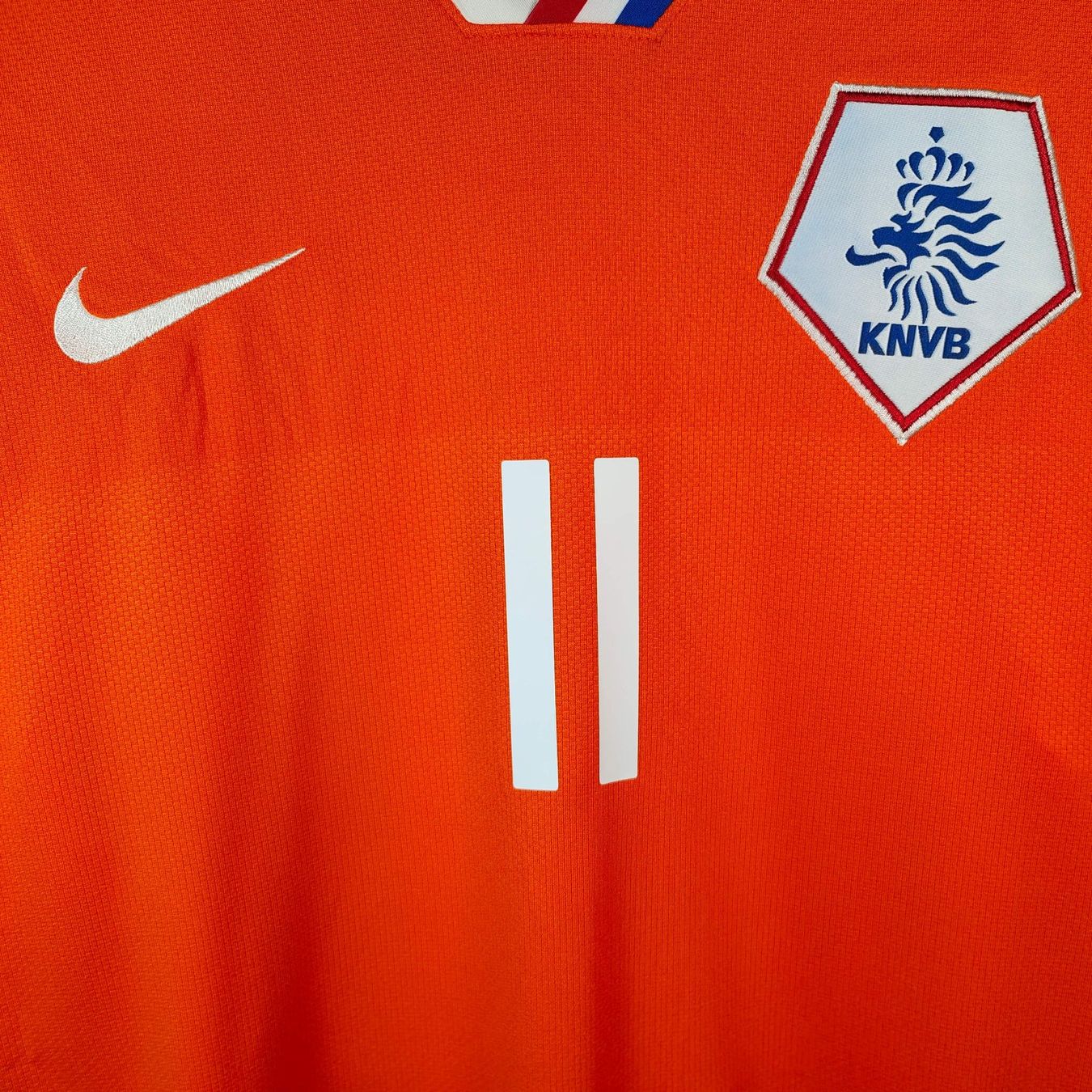 Nike Canottiere & Pantaloni: Original 2008-10 Netherlands Home Trikot Robben – Usato da Martigny venduto da eternalpitch 2
