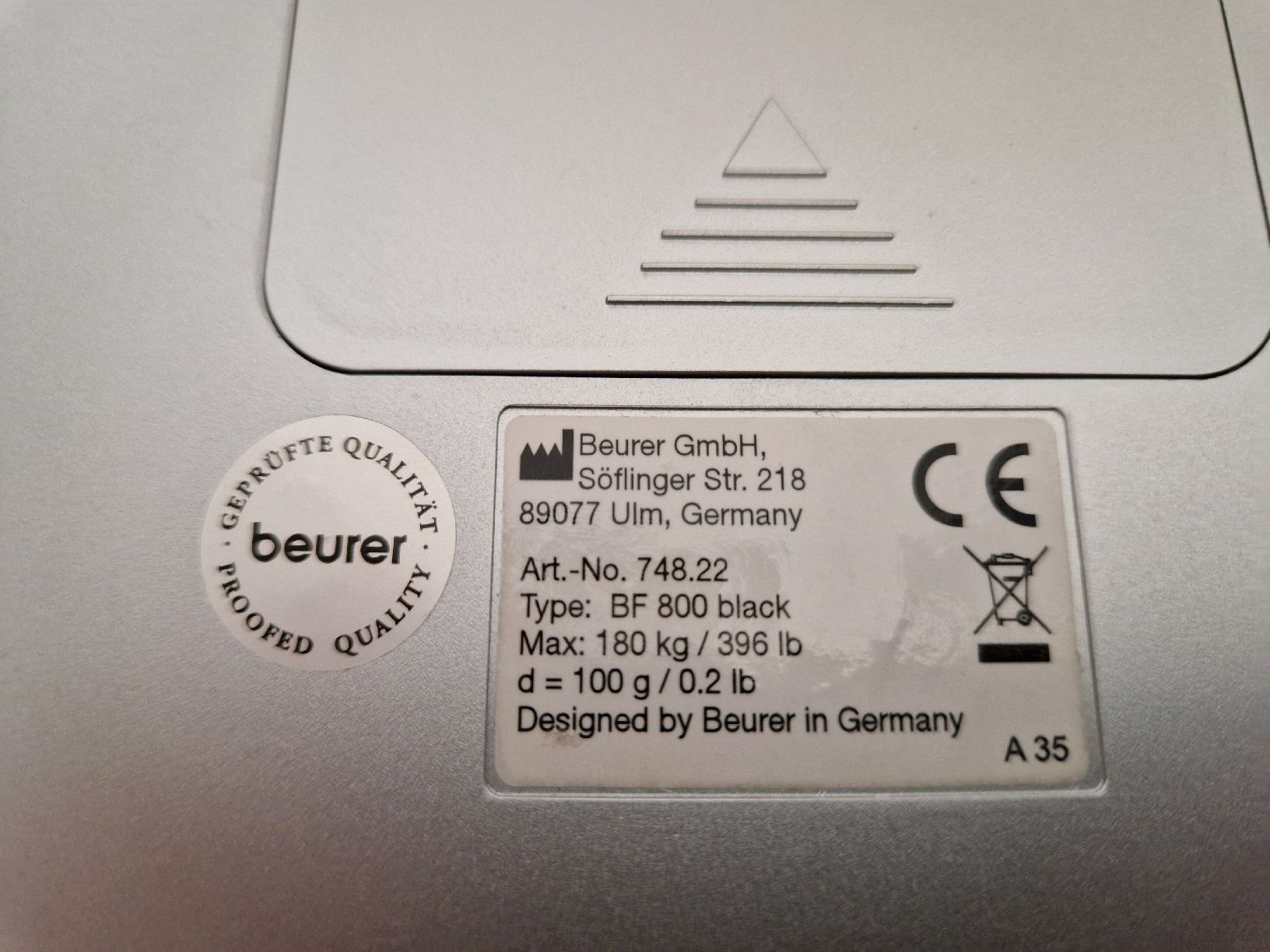 Beurer Personenwaagen: Beurer BF 800 – Gebraucht aus Aathal-Seegräben von Jago1984ZH 3