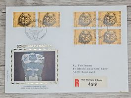 CL01 Enveloppe + Timbre Suisse 1983