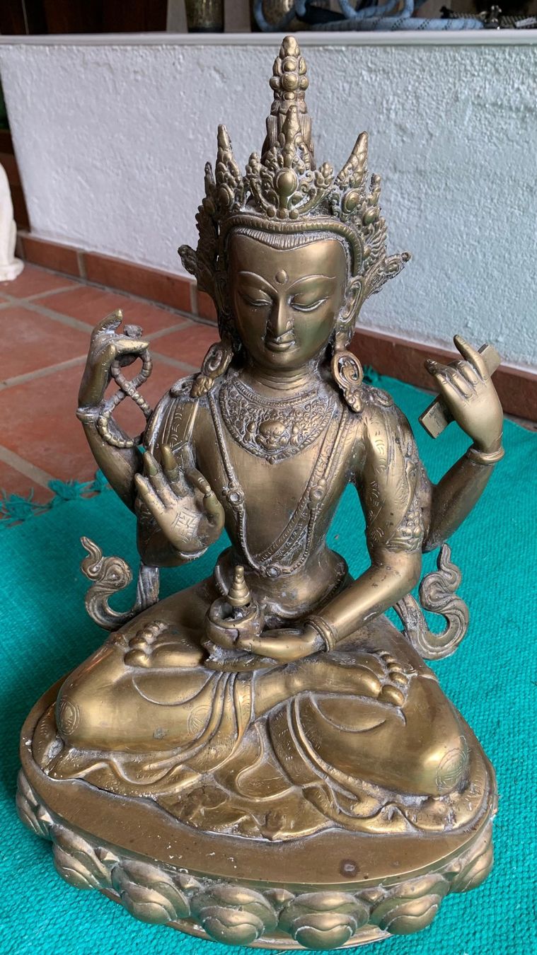 Sculture & Statue: Bronzefigur Göttin Tara – Usato da Aathal-Seegräben venduto da Sandmi11 1