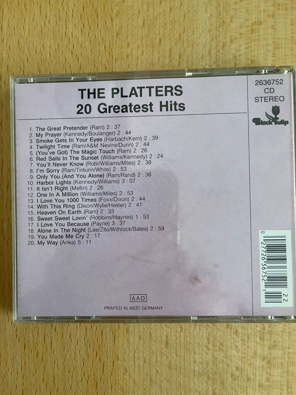 CD: The Platters - 20 Greatest Hits – Usato da Rüti ZH venduto da alumedien 1