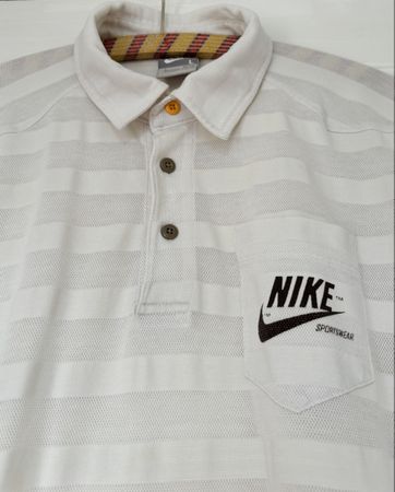 Vintage Nike Poloshirt, Grösse M/L, Sportlich, 90s Tennis