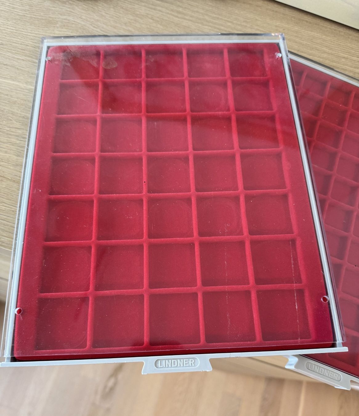Contenitori & Simili: 2x Lindner Sammelbox / Münzbox – Usato da Winterthur venduto da Rwa 1