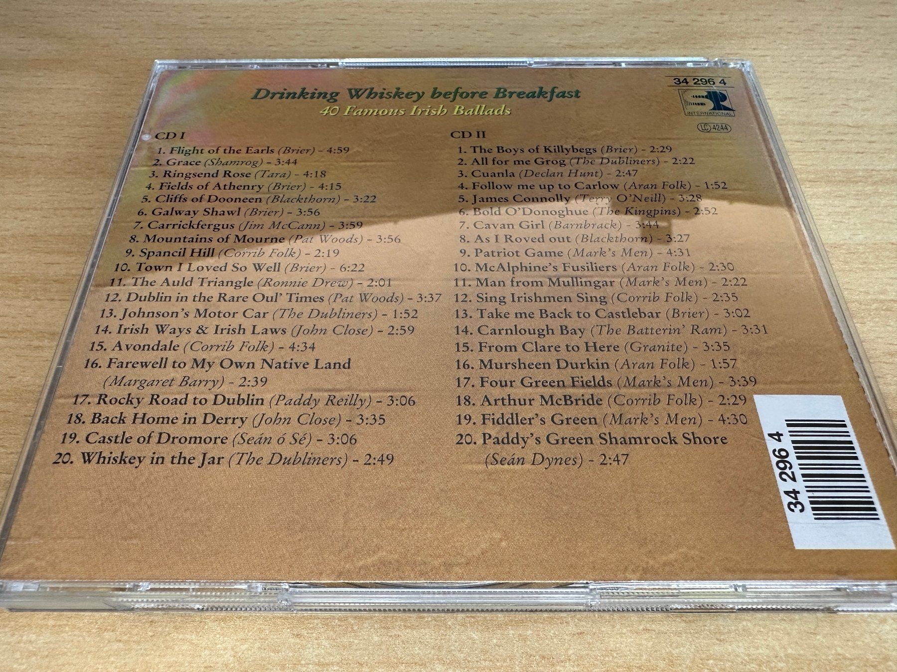 CDs: Drinking Whiskey Before Breakfast - 40 Famous Irish Ballads – Gebraucht aus Rikon im Tösstal von Alpenmutz 1