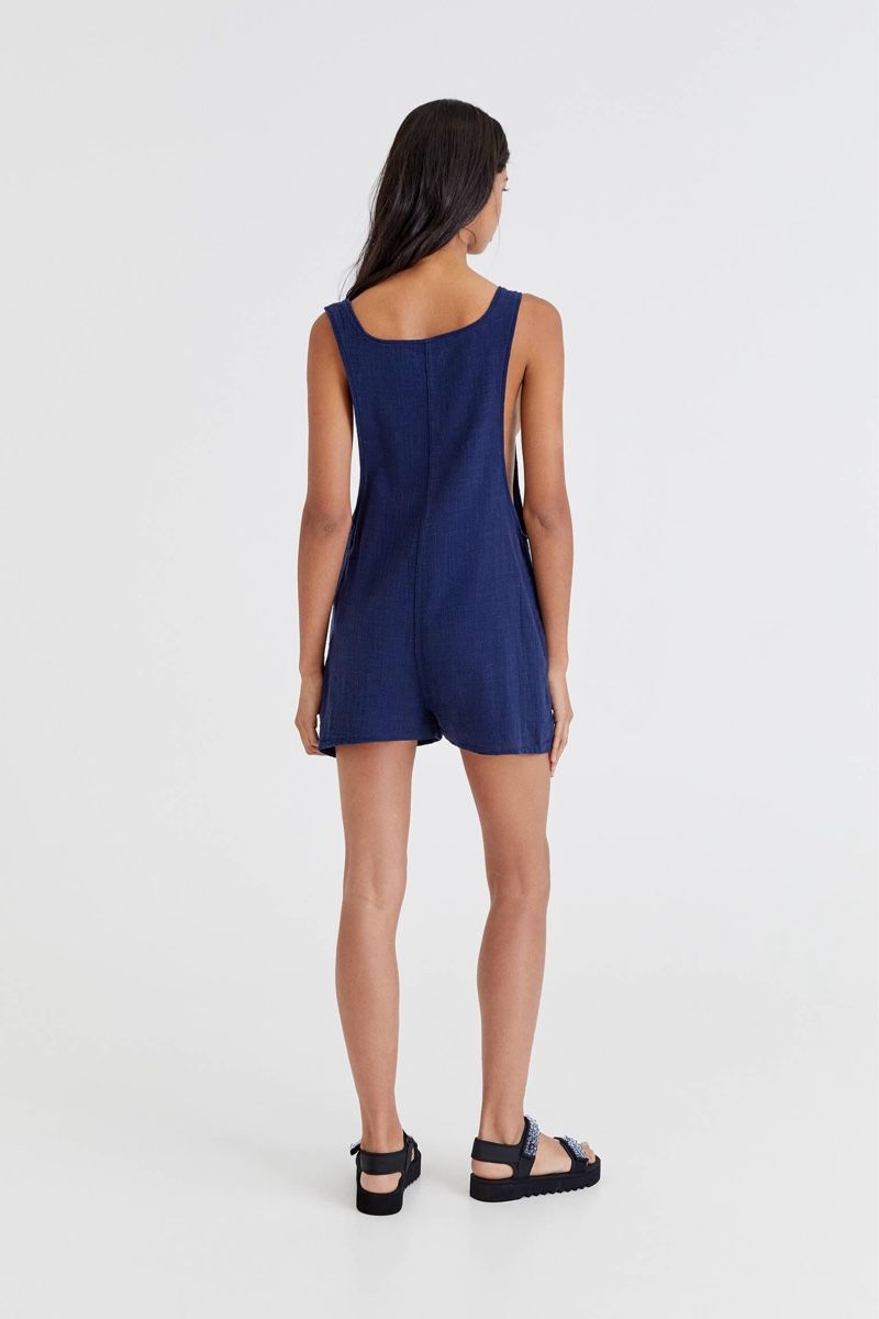 Pull&Bear Tute: Kurze Latzhose aus Baumwolle Pull&Bear Neu – Nuovo (secondo la descrizione) da Zürich venduto da laribuechel 1