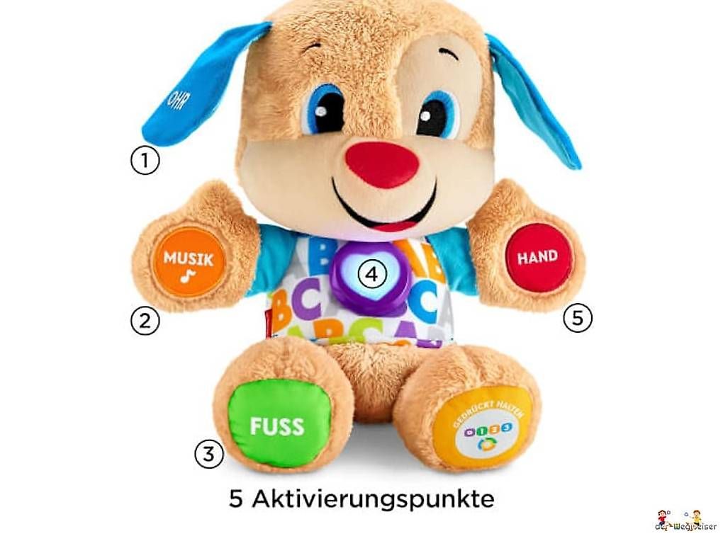Fisher-Price Giocattoli: Fisher-Price Lernspass Hündchen – Nuovo e nell'imballaggio originale da Birsfelden venduto da der-Wegweiser 5
