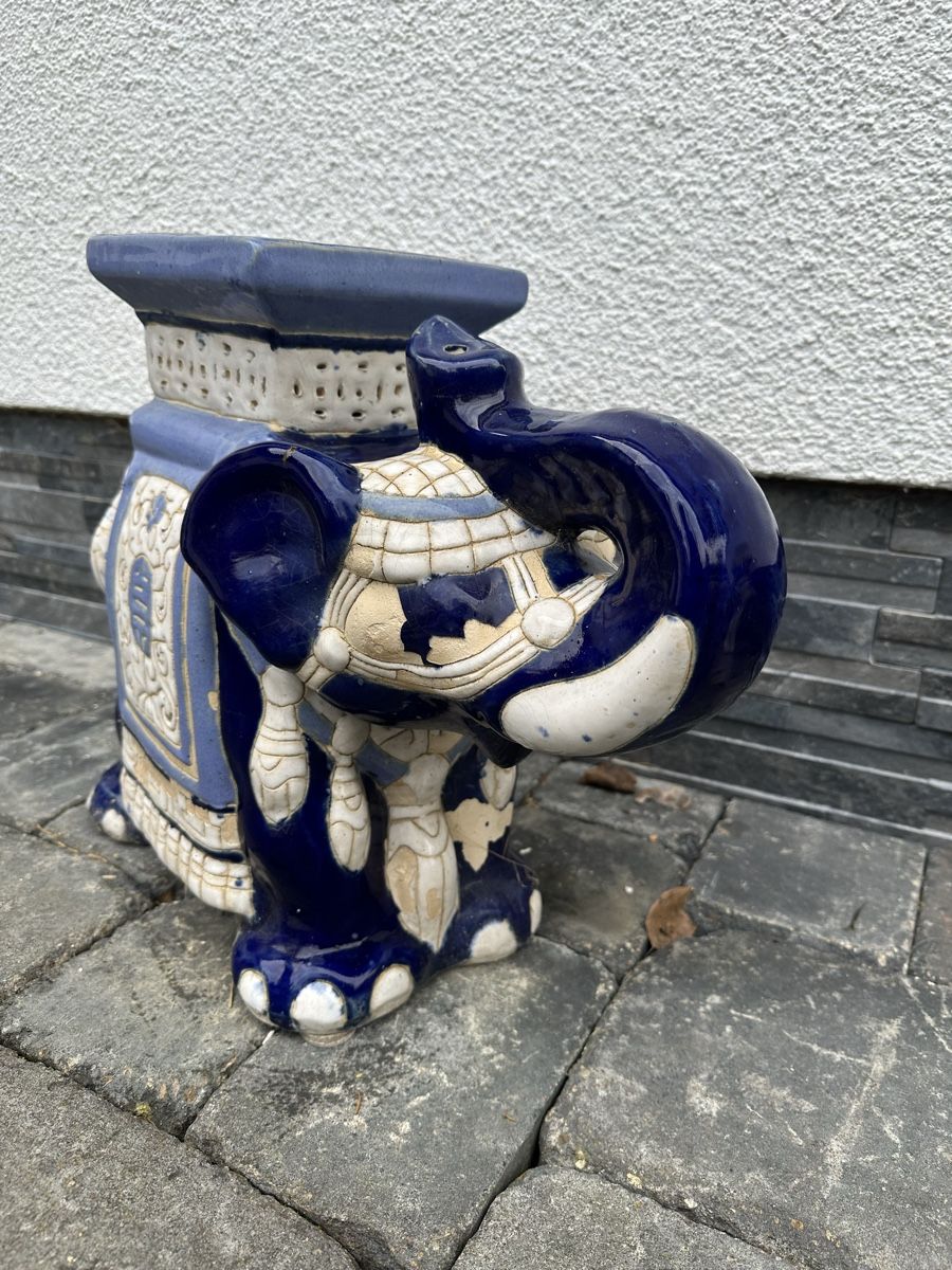 Sculture & Statue: Indischer Elefant aus Keramik 38cm – Usato da Lupsingen venduto da New-Haven