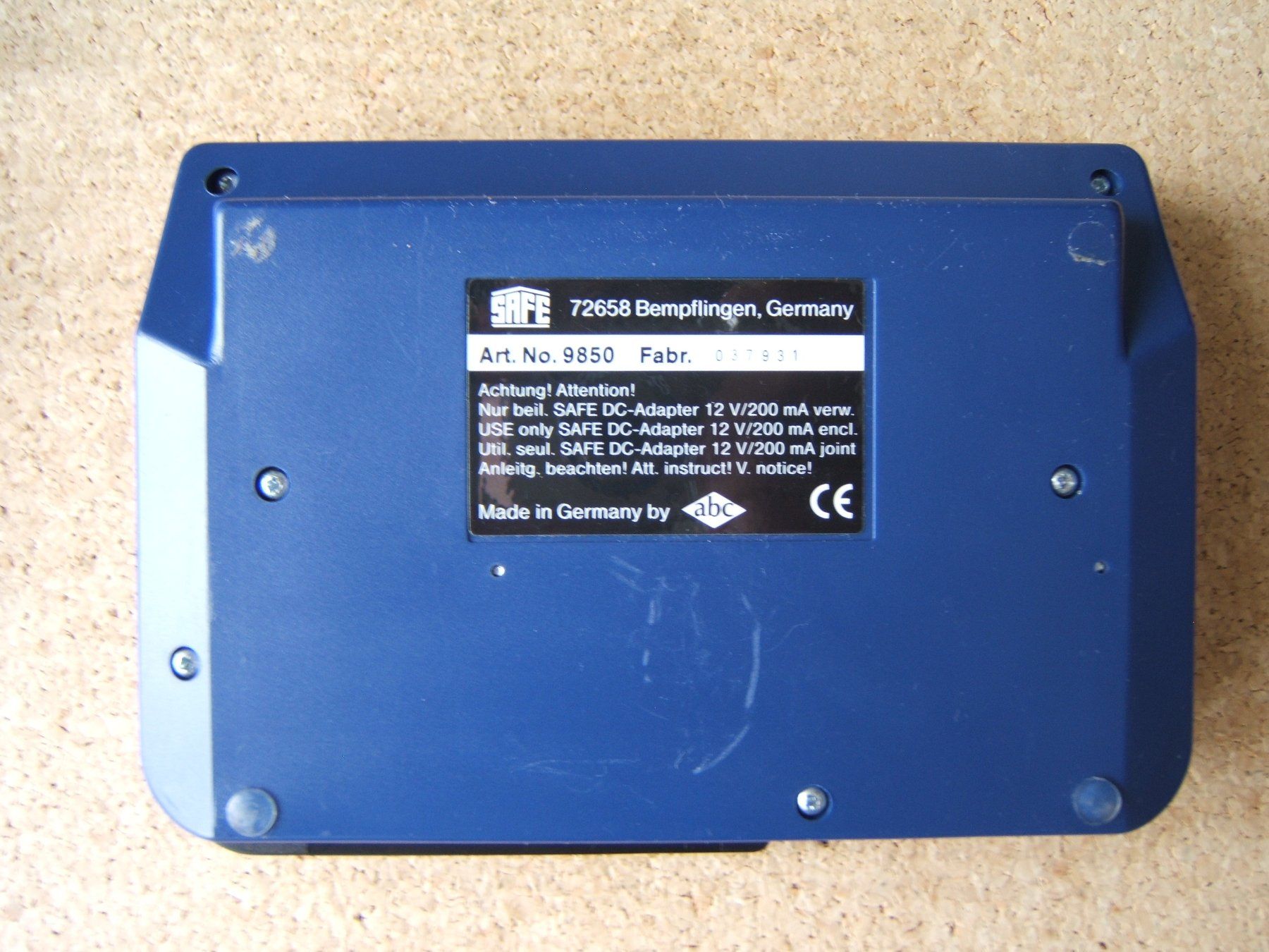 Misurare: SAFE PERFOTRONIC2 – Usato da Brunnen venduto da Nonne04 3