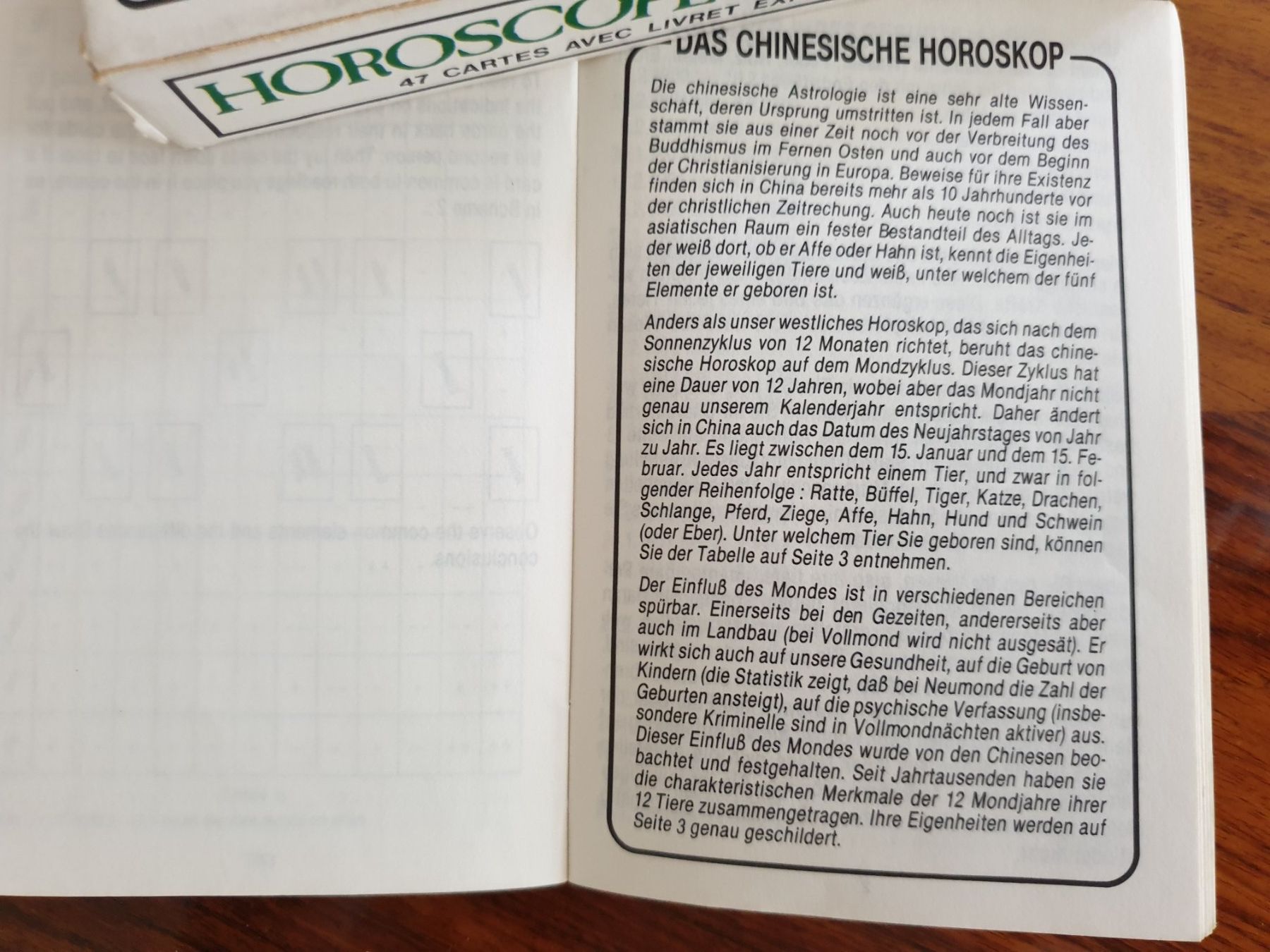Giochi: Chinesisches Horoskop Kartenset – Usato da Tuggen venduto da Mviola2 3