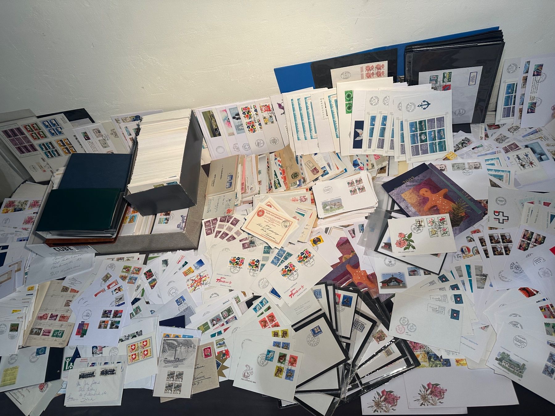 Alle Briefmarken: XXL Briefe Sammlung FDC Bedarfsbriefe usw. – Gebraucht aus Stettfurt von 2442 1