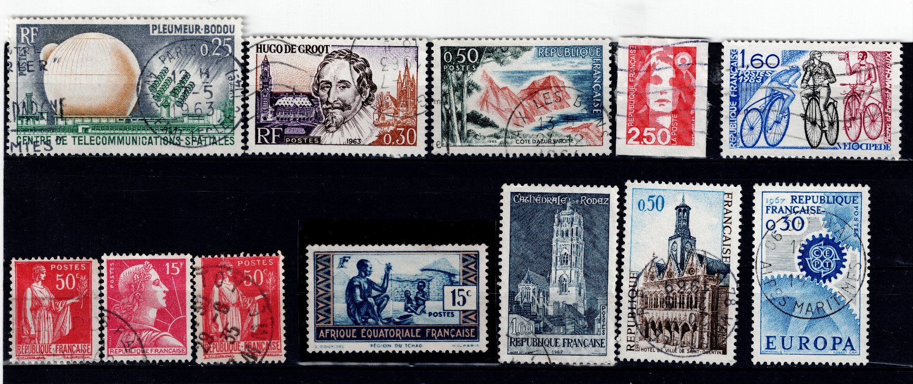 Tutti i francobolli: Briefmarken 90x Frankreich – Usato da Tenniken venduto da mik_6mxg 7
