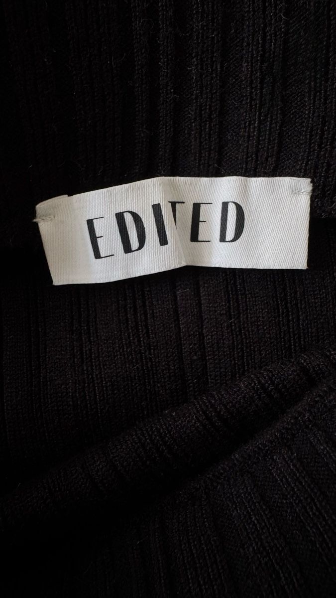 Kleider: Strick Set schwarz Gr. 36 von Edited – Neu (gemäss Beschreibung) aus Zürich von Aya03 3