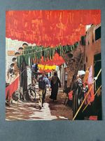 Original Vintage Poster - Souk de Teintures - Marakech