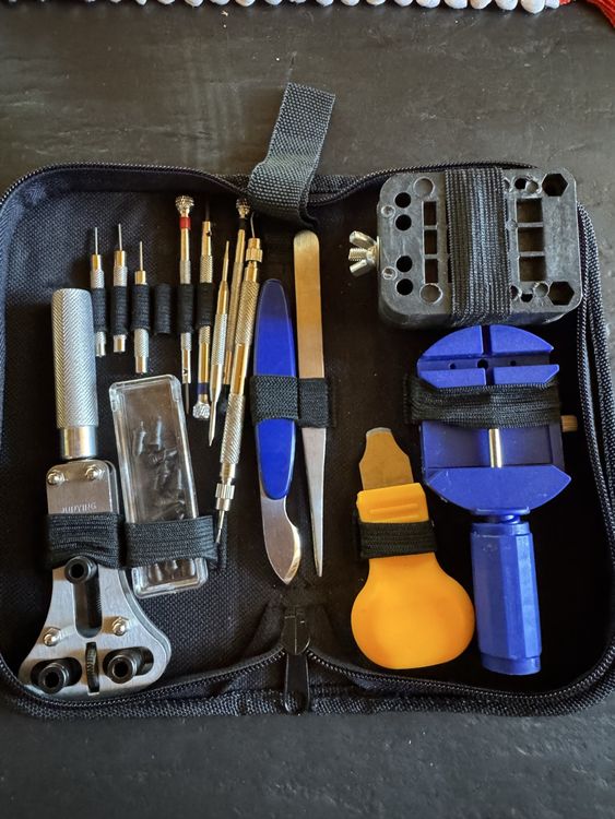 Reparatur Set Hochwertiges Uhrmacherwerkzeug AGT Uhrmacherset: 13