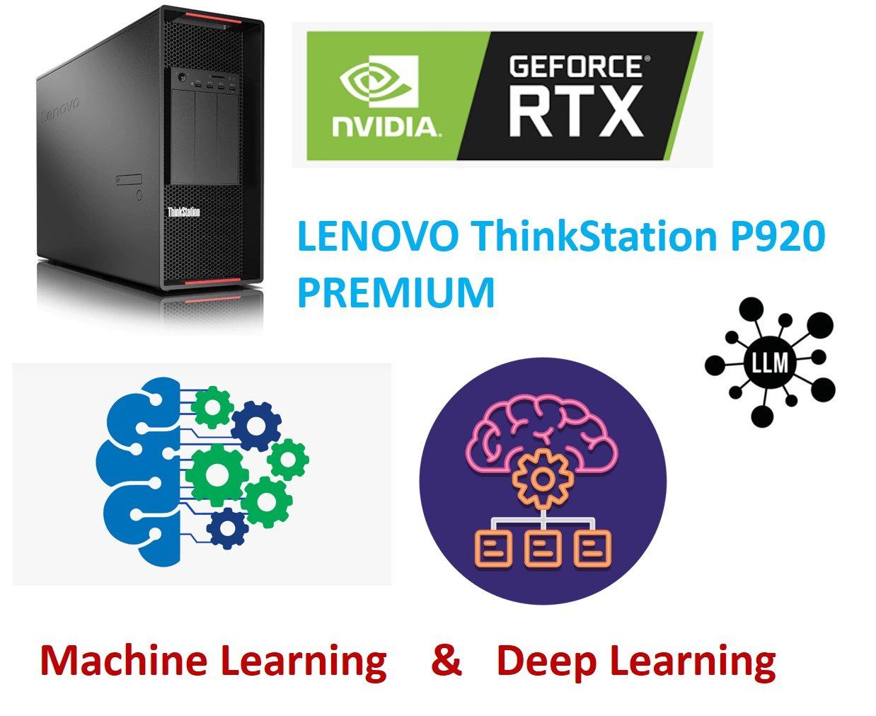 Lenovo PC: Lenovo P920 Thinkstation PC 256GB Machine Learning LLM Basis – Nuovo (secondo la descrizione) da Meggen venduto da bigrother_martin