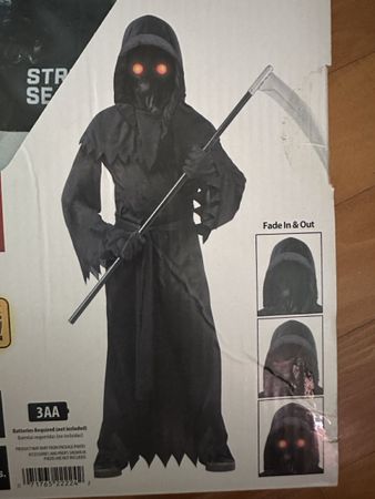 Animated Fade In & Out Grim Reaper - Halloween Costume