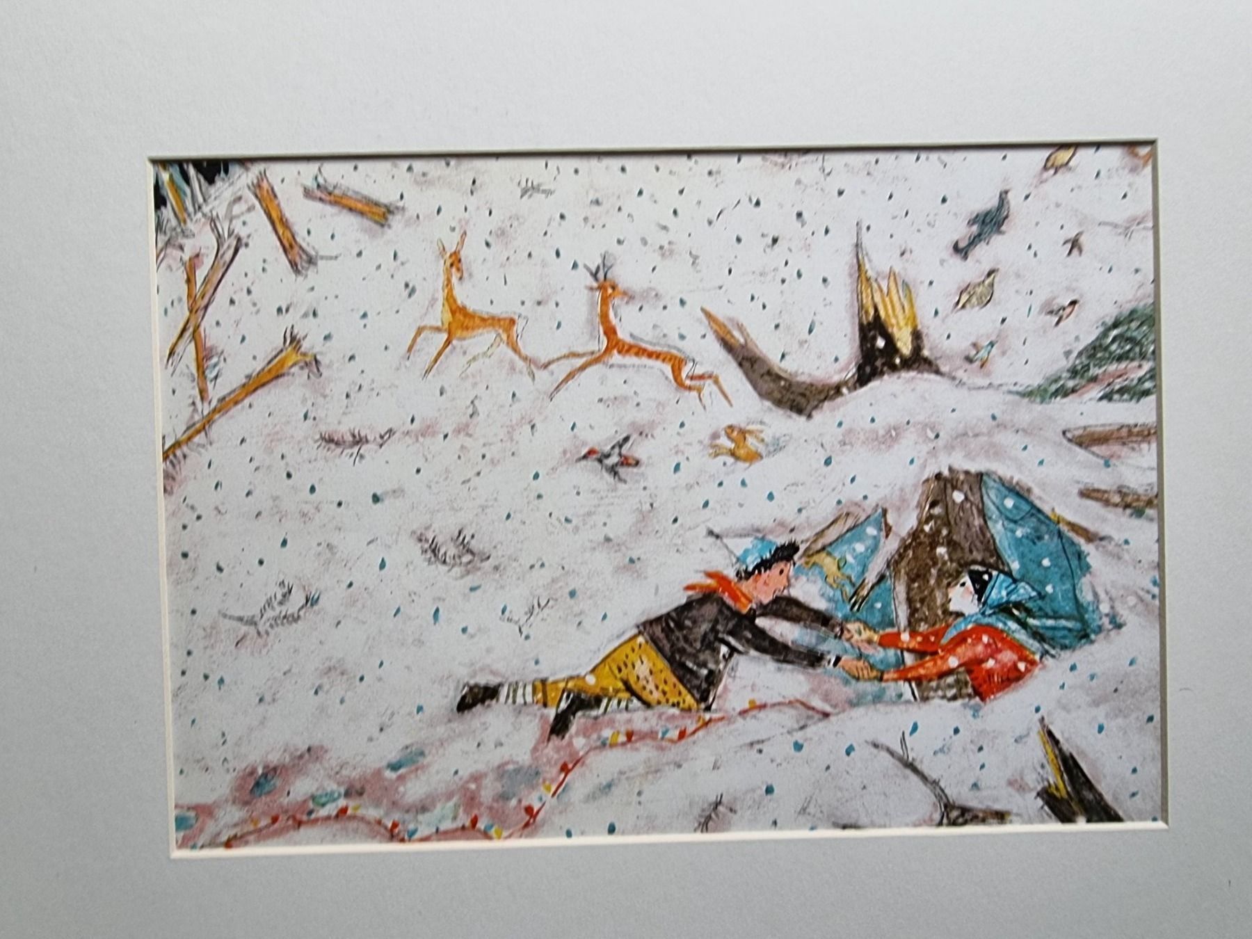 Posters & Illustrations: ALOIS CARIGIET DER GROSSE SCHNEE – D'occasion à Gersau par grafik-kunst 1