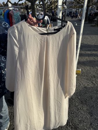 H&M Bluse, beige, Grösse 36, elegant für den Frühling