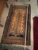 Kleiner Orient-/Gebetsteppich 80×150 cm, Wolle, Vintage
