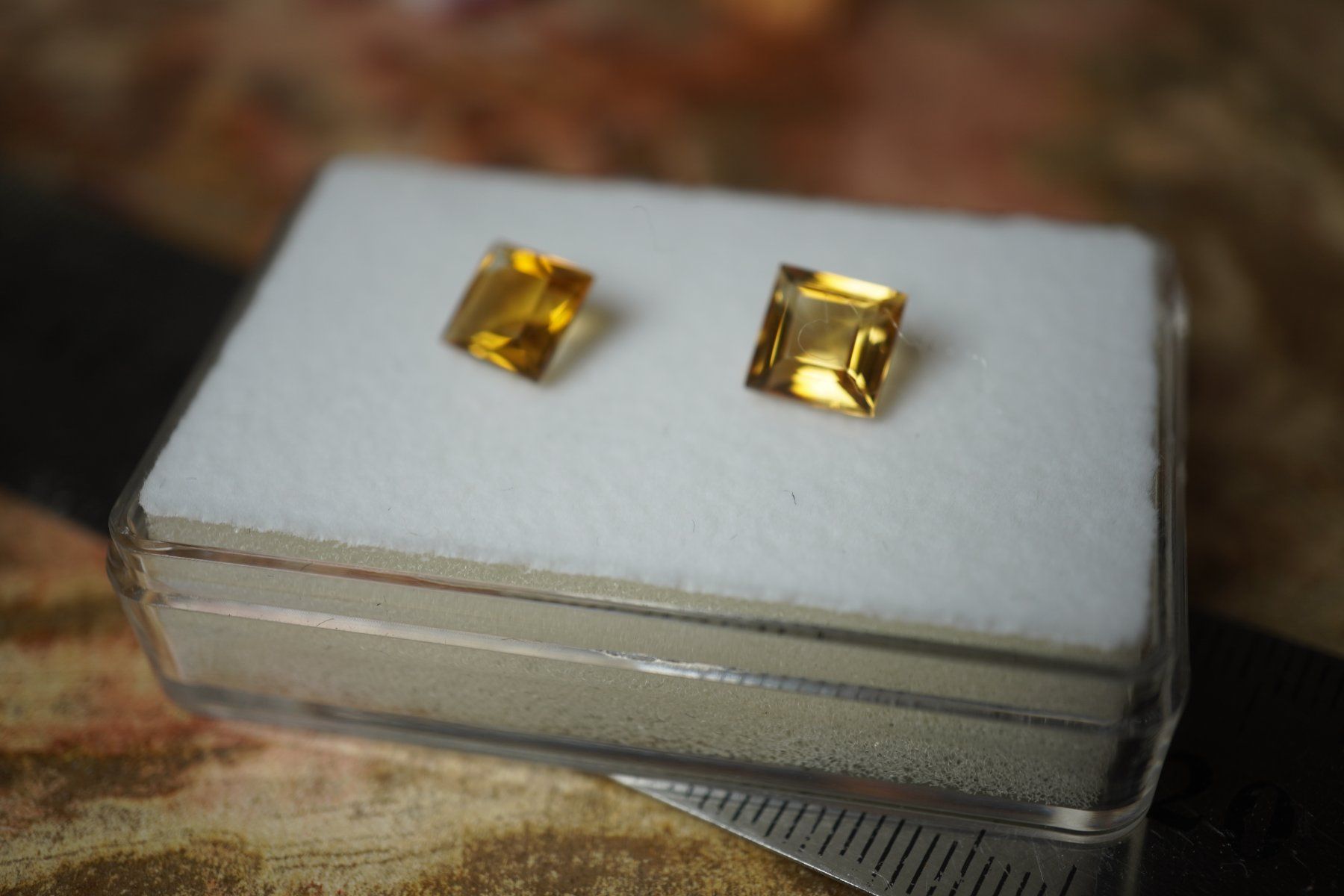 Pietre preziose: Citrin  Brasilien  2 Stück   3.19ct – Nuovo e nell'imballaggio originale da Eschenbach SG venduto da topstone 2