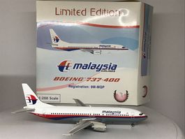 Malaysia B737-400 1:200 Modellflugzeug Limited Edition ✈️✈️