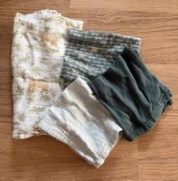 Set aus 4 Musselintücher / Nuschi / Nuscheli für Baby