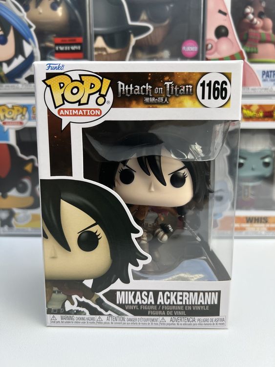 Funko Pop! Mikasa Ackermann Métallique - Attaque Des Titans BBTS Exclusive