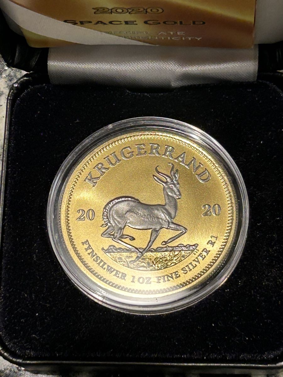 Alle Münzen: Silber Krügerrand Space Gold  – Neu (gemäss Beschreibung) aus St. Gallen von Tenkmaster 1