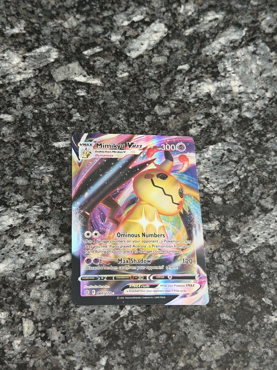 Pokémon Sammelbilder & Trading cards: Pokémon Mimikyu VMAX 069/172 – Gebraucht aus Liestal von arl_6tv7