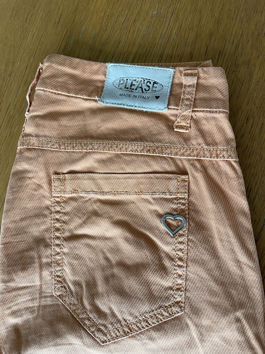 Please Jeans Jeans: Please jeans, xs, schönes Orange – Usato da Basel venduto da CCRosa 4