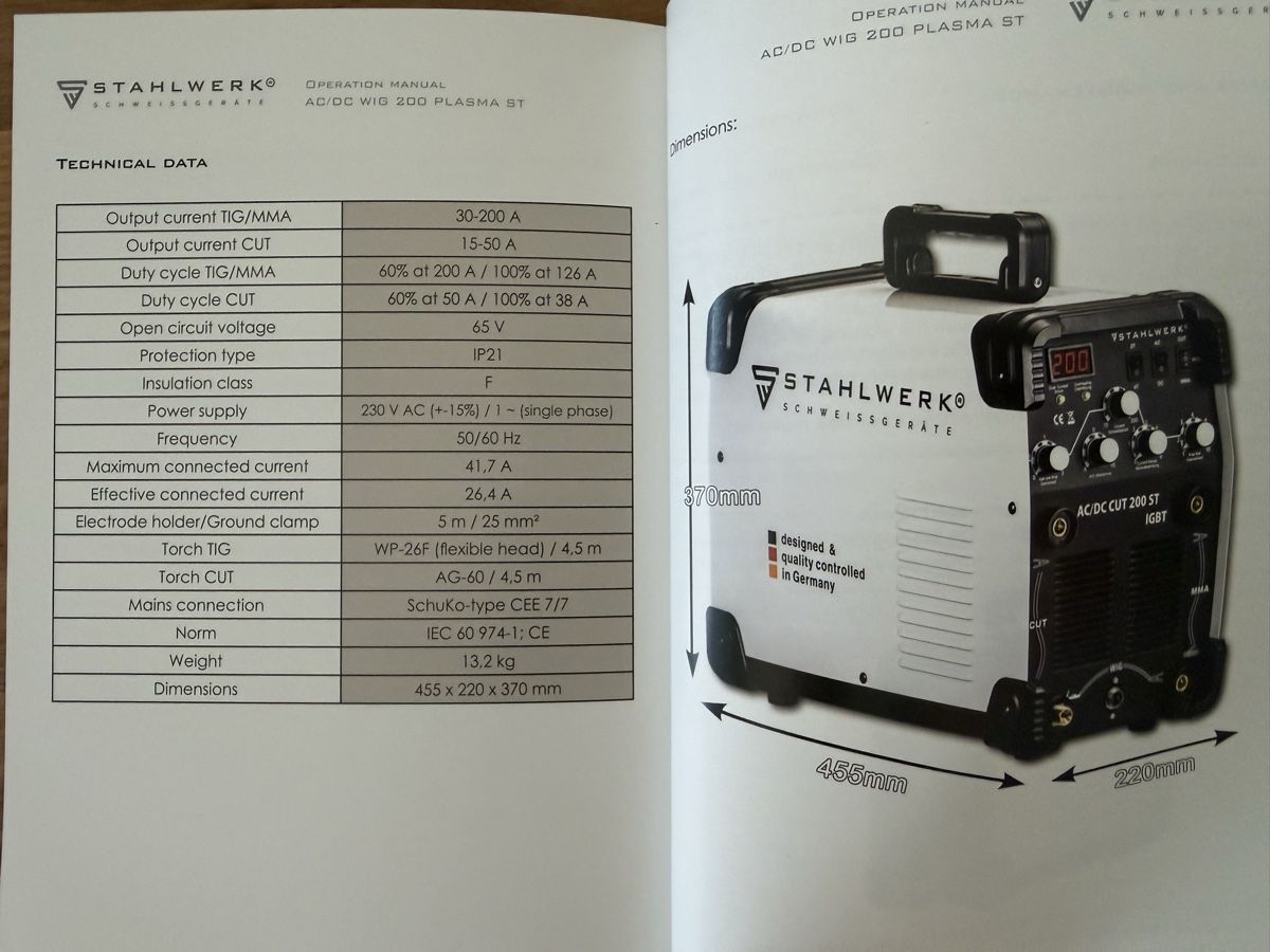 Saldatori: AC/DC WIG 200 PULS DIGITAL IGBT – Nuovo (secondo la descrizione) da Buttikon SZ venduto da idmechanics 7