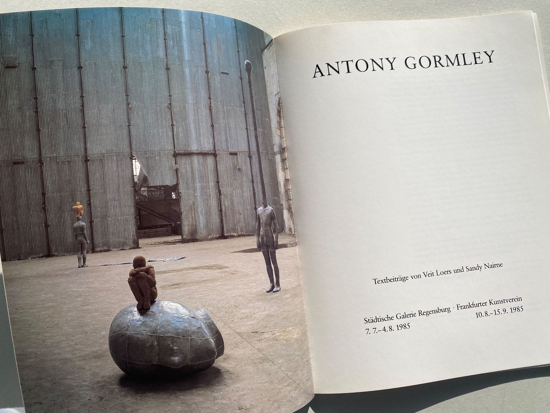Libri: Antony Gormley Ausstellungskatalog 1985 – Usato da Zürich venduto da lesgarcons 1