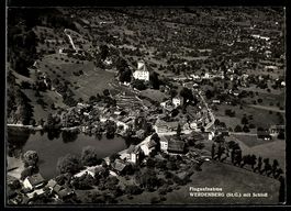 Werdenberg /St.G., Flugaufnahme mit Schl
