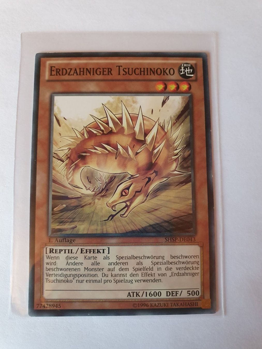 Yugioh Sammelbilder & Trading cards: Yugioh Erdzahniger Tsuchinoko 1. Auflage – Gebraucht aus Oberdorf BL von BaldenEagle