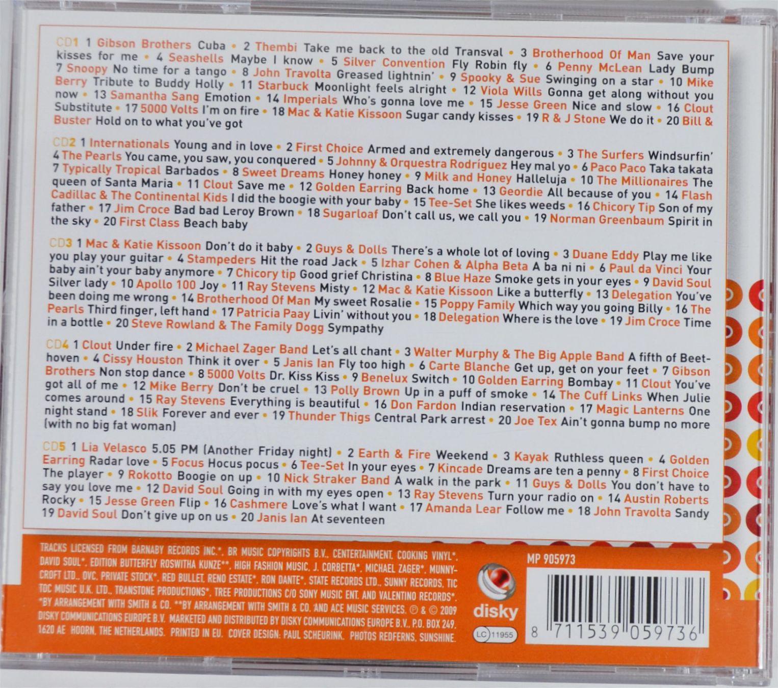 CDs: BOX: 70's HITS COLLECTION (5 CD's) – Neu (gemäss Beschreibung) aus Frenkendorf von Yard-Sale-2000 2